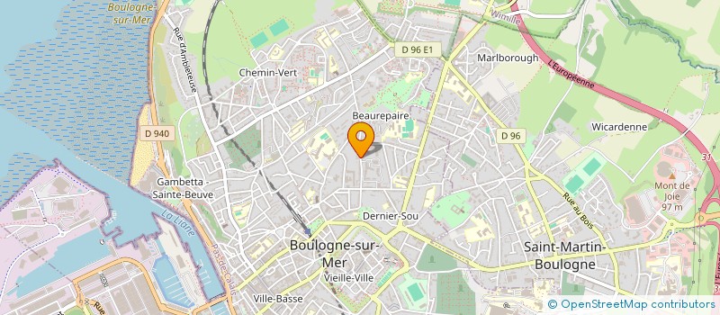 localisation de l'entreprise SCI PARENCHIQ  BOULOGNE-SUR-MER