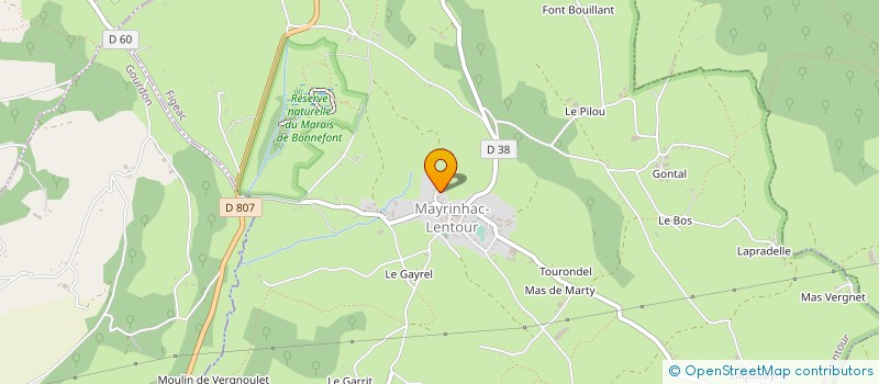 localisation de l'entreprise SCI PARENNE  ALVIGNAC