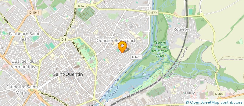 localisation de l'entreprise SCI PARENT à SAINT-QUENTIN