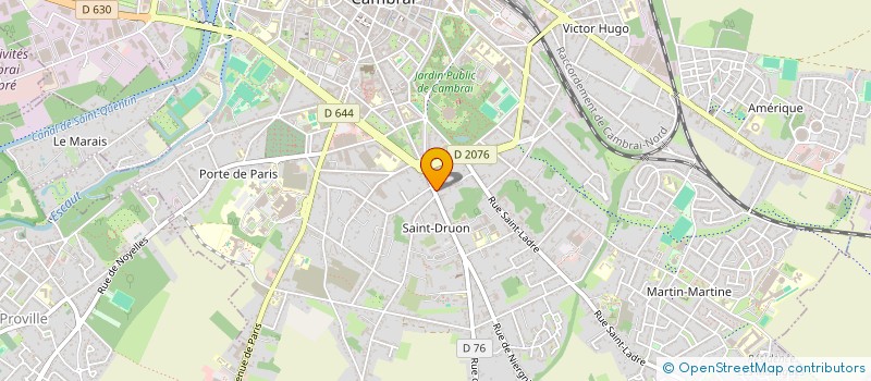 localisation de l'entreprise SCI PARENT  CAMBRAI