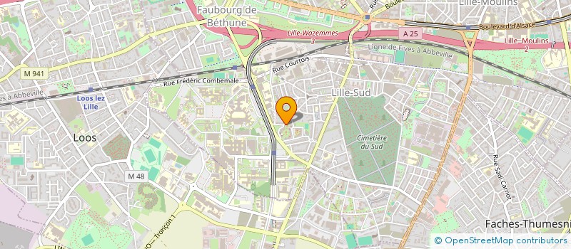 localisation de l'entreprise SCI PARENT ET FILS à LILLE