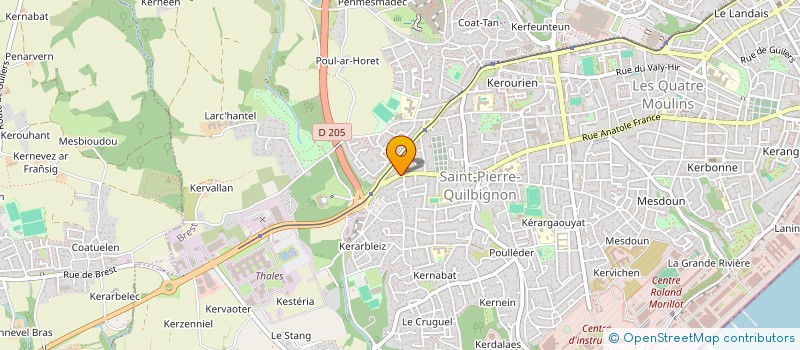 localisation de l'entreprise SCI PARENT THOMAS  BREST