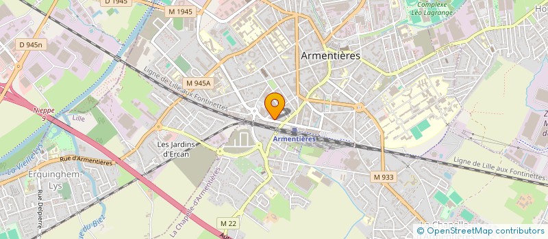 localisation de l'entreprise SCI PAREO  ARMENTIERES