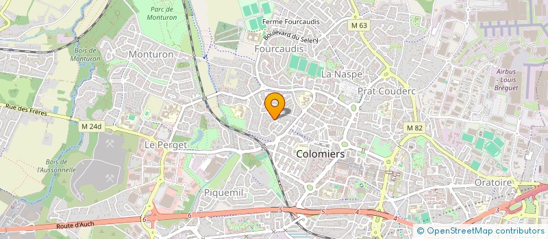 localisation de l'entreprise SCI PARERO à COLOMIERS