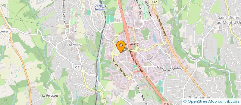 localisation de l'entreprise SCI PARET LE PAISY  DARDILLY