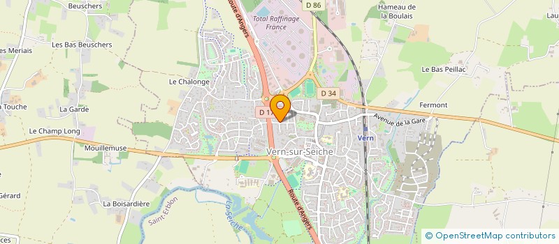 localisation de l'entreprise SCI PAREVASE  VERN-SUR-SEICHE