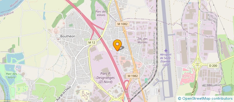 localisation de l'entreprise SCI PAREZ FRANKETGEGE  ANDREZIEUX-BOUTHEON