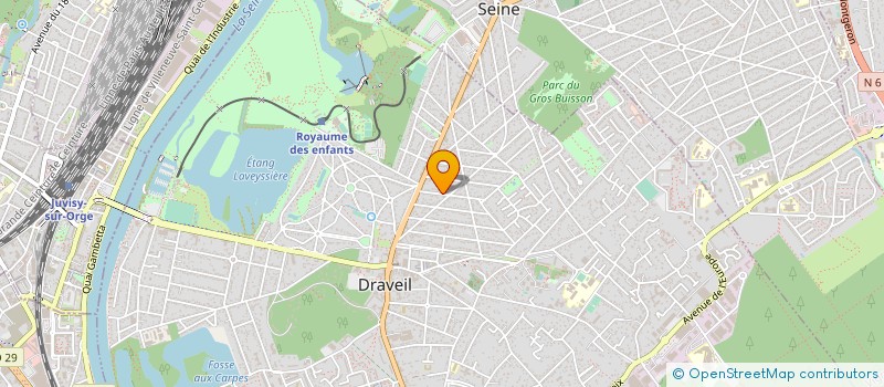 localisation de l'entreprise SCI PARFAIT à DRAVEIL