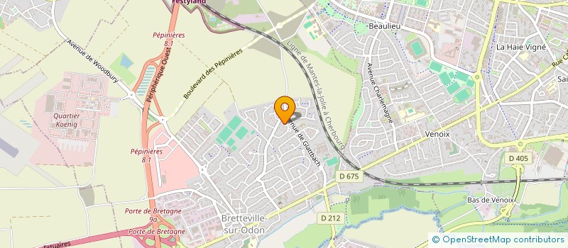 localisation de l'entreprise SCI PARFANT  BRETTEVILLE-SUR-ODON