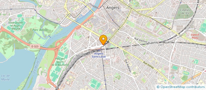 localisation de l'entreprise SCI PARFUM DE JASMIN à ANGERS