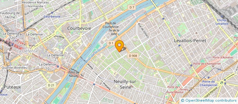 localisation de l'entreprise SCI PARG à NEUILLY-SUR-SEINE