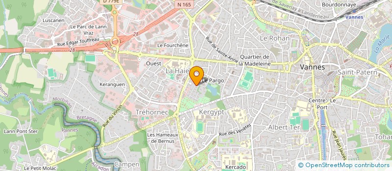 localisation de l'entreprise SCI PARGO IMMOBILIER à VANNES