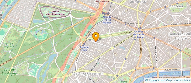 localisation de l'entreprise SCI PARGON  PARIS