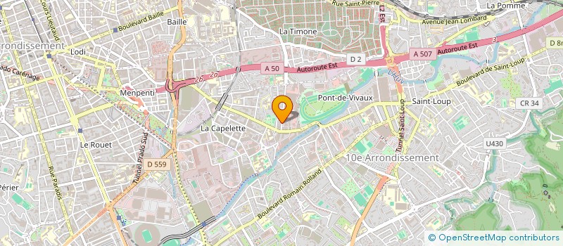 localisation de l'entreprise SCI PARHENLAIN à MARSEILLE