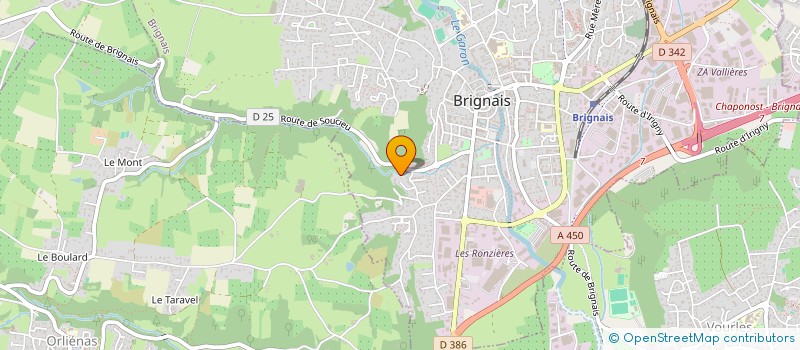 localisation de l'entreprise SCI PARHOTEL à ORLIENAS