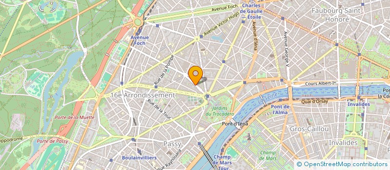 localisation de l'entreprise SCI PARI&E  PARIS