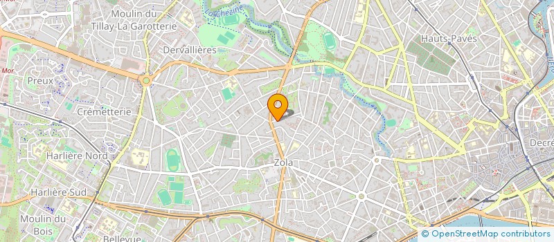 localisation de l'entreprise SCI PARI5  NANTES