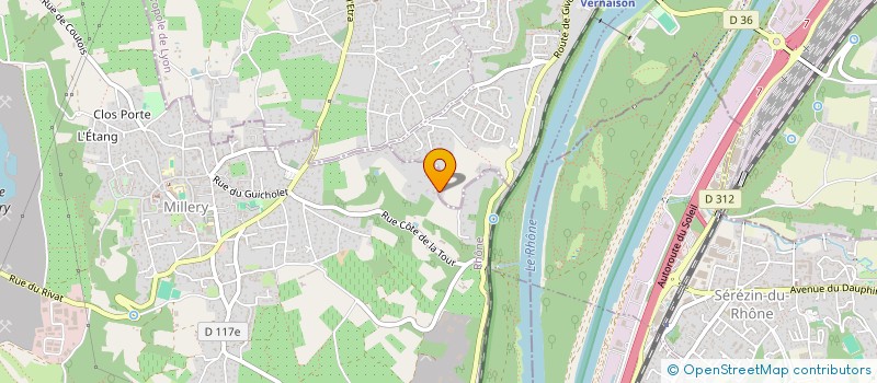 localisation de l'entreprise SCI PARIAGE V  MILLERY