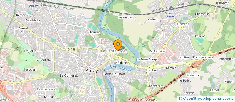 localisation de l'entreprise SCI PARIANNE à AURAY