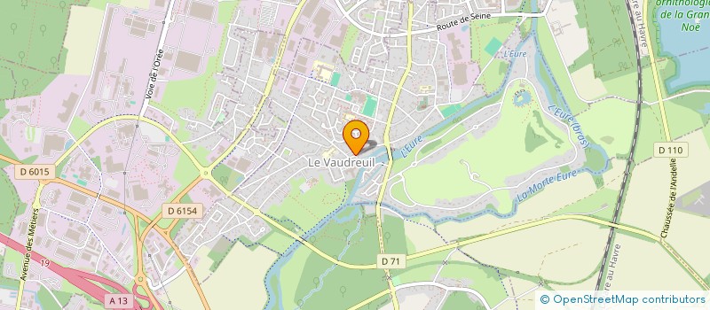 localisation de l'entreprise SCI PARICARDIE  LE VAUDREUIL