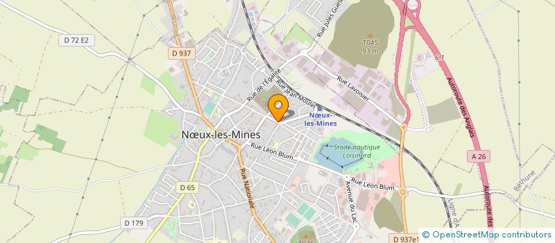 localisation de l'entreprise SCI PARICHET  NUX-LES-MINES