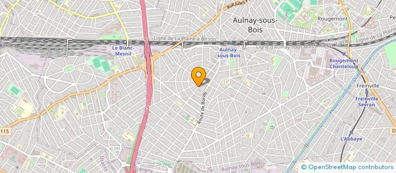localisation de l'entreprise SCI PARIENNO à AULNAY-SOUS-BOIS