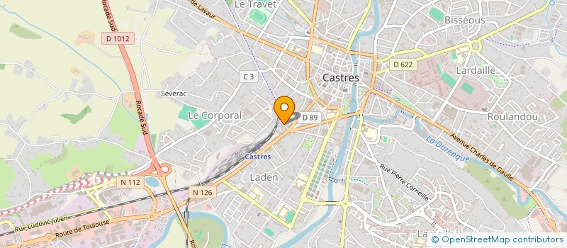 localisation de l'entreprise SCI PARIENTE  CASTRES