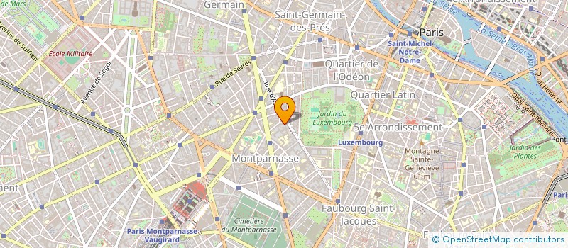 localisation de l'entreprise SCI PARIEST  PARIS