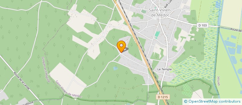 localisation de l'entreprise SCI PARILES  SAINT-VIVIEN-DE-MEDOC