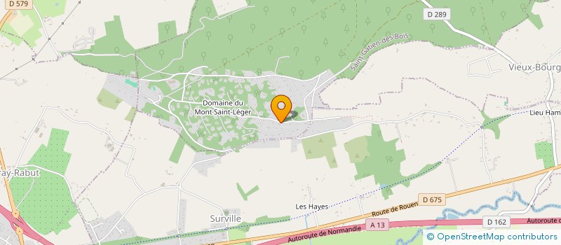 localisation de l'entreprise SCI PARILOR  SAINT-GATIEN-DES-BOIS