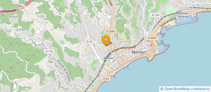 localisation de l'entreprise SCI PARIMENT à MENTON