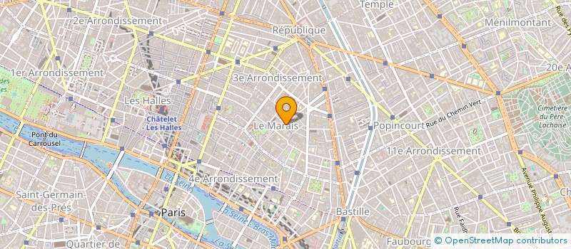 localisation de l'entreprise SCI PARIMEX  PARIS