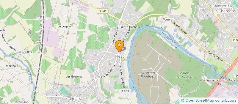 localisation de l'entreprise SCI PARINET à FLEAC