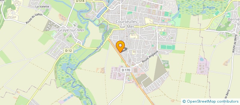 localisation de l'entreprise SCI PARIPHER à COURSEULLES-SUR-MER