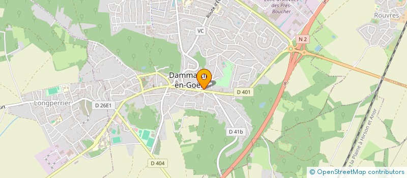 localisation de l'entreprise SCI PARIPILLE  DAMMARTIN-EN-GOELE