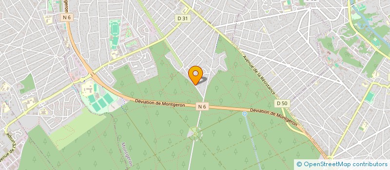 localisation de l'entreprise SCI PARIS 1.16 à MONTGERON
