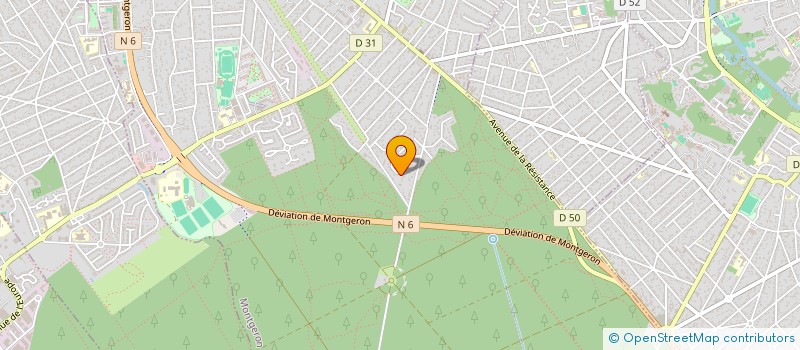 localisation de l'entreprise SCI PARIS 1 5 à MONTGERON
