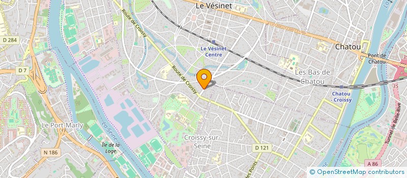 localisation de l'entreprise SCI PARIS 112  LE VESINET