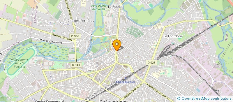 localisation de l'entreprise SCI PARIS 12  CHATEAUROUX