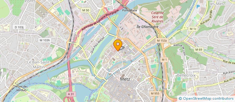 localisation de l'entreprise SCI PARIS 17  METZ