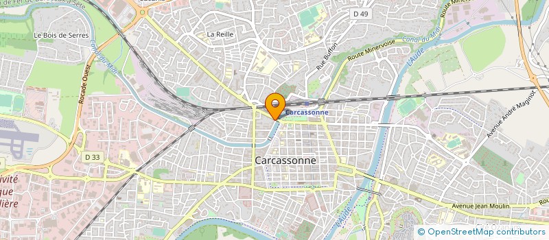 localisation de l'entreprise SCI PARIS à CARCASSONNE