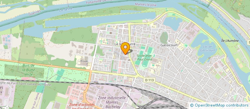 localisation de l'entreprise SCI PARIS  MANTES-LA-JOLIE