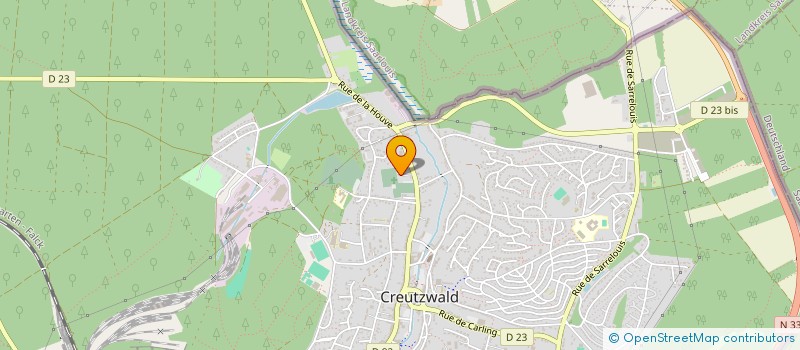 localisation de l'entreprise SCI PARIS  CREUTZWALD