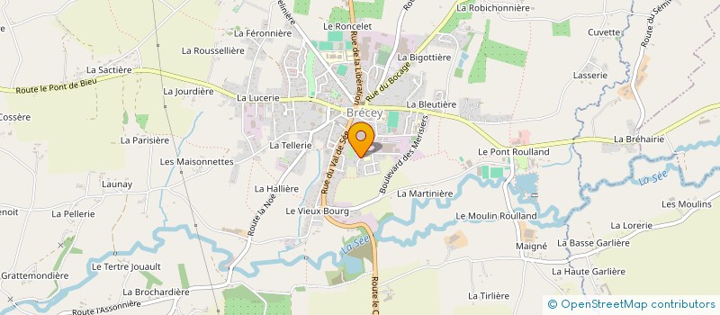 localisation de l'entreprise SCI PARIS  BRECEY