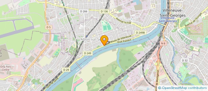 localisation de l'entreprise SCI PARIS AB IMMOBILIER  ABLON-SUR-SEINE