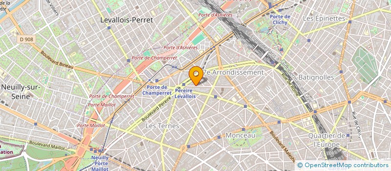 localisation de l'entreprise SCI PARIS AMPERE  PARIS
