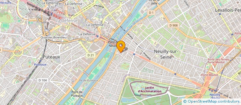 localisation de l'entreprise SCI PARIS ANATOLE  NEUILLY-SUR-SEINE