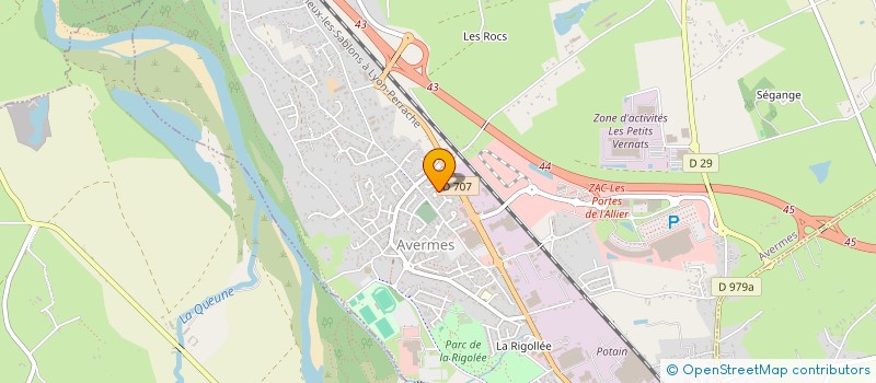 localisation de l'entreprise SCI PARIS-ANTIBES  AVERMES