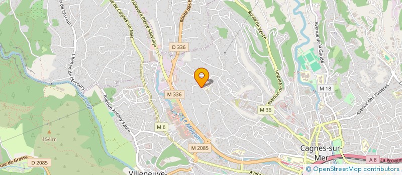localisation de l'entreprise SCI PARIS APT à CAGNES-SUR-MER