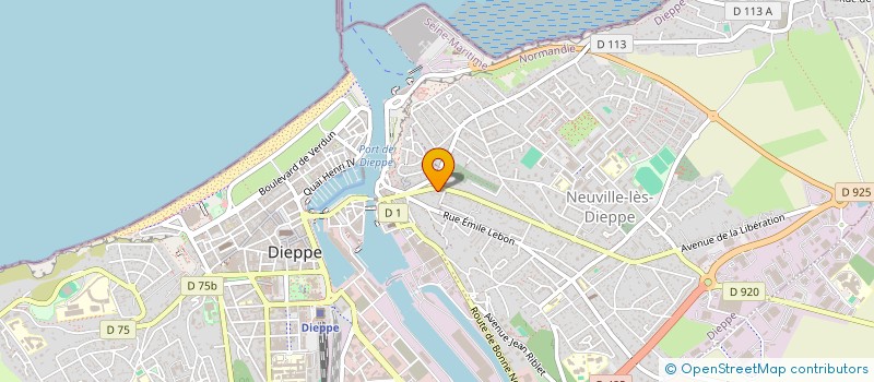 localisation de l'entreprise SCI PARIS BERNE  DIEPPE